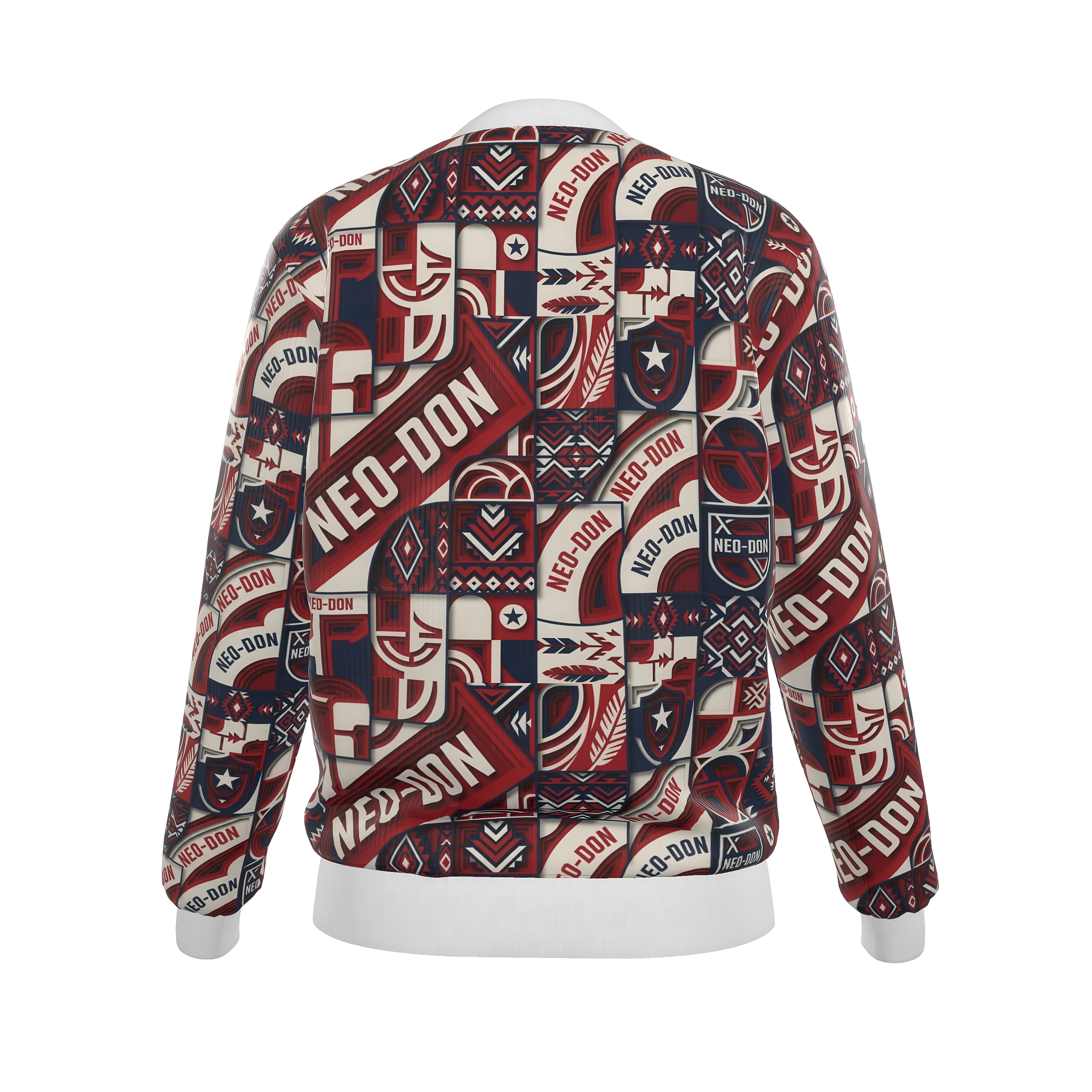 'Merca' Women's Reversible Silk Bomber Jacket - Wreck/Blast