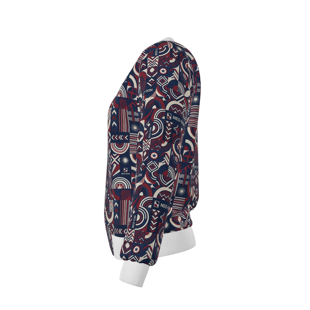 'Merca' Women's Reversible Silk Bomber Jacket -  Concrete/Brick