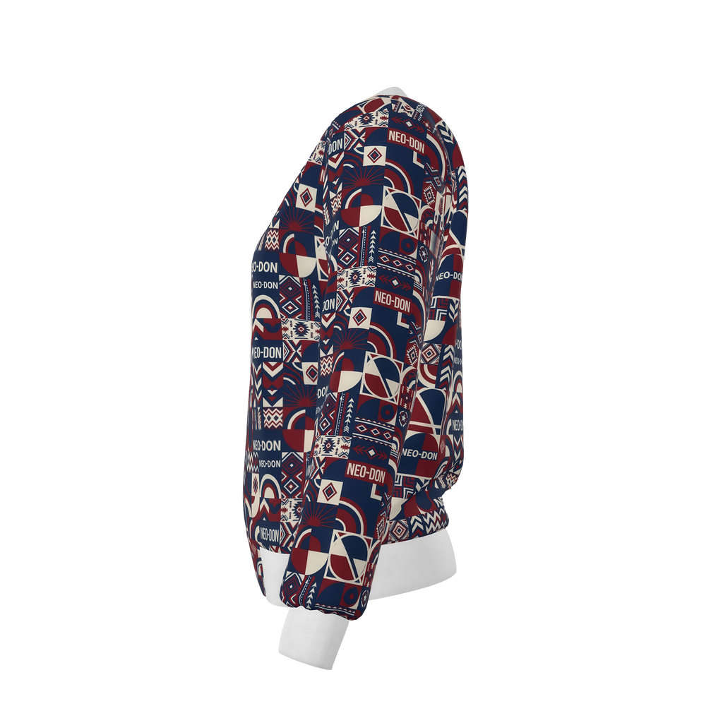 'Merca' Women's Reversible Silk Bomber Jacket -  Construct/Build