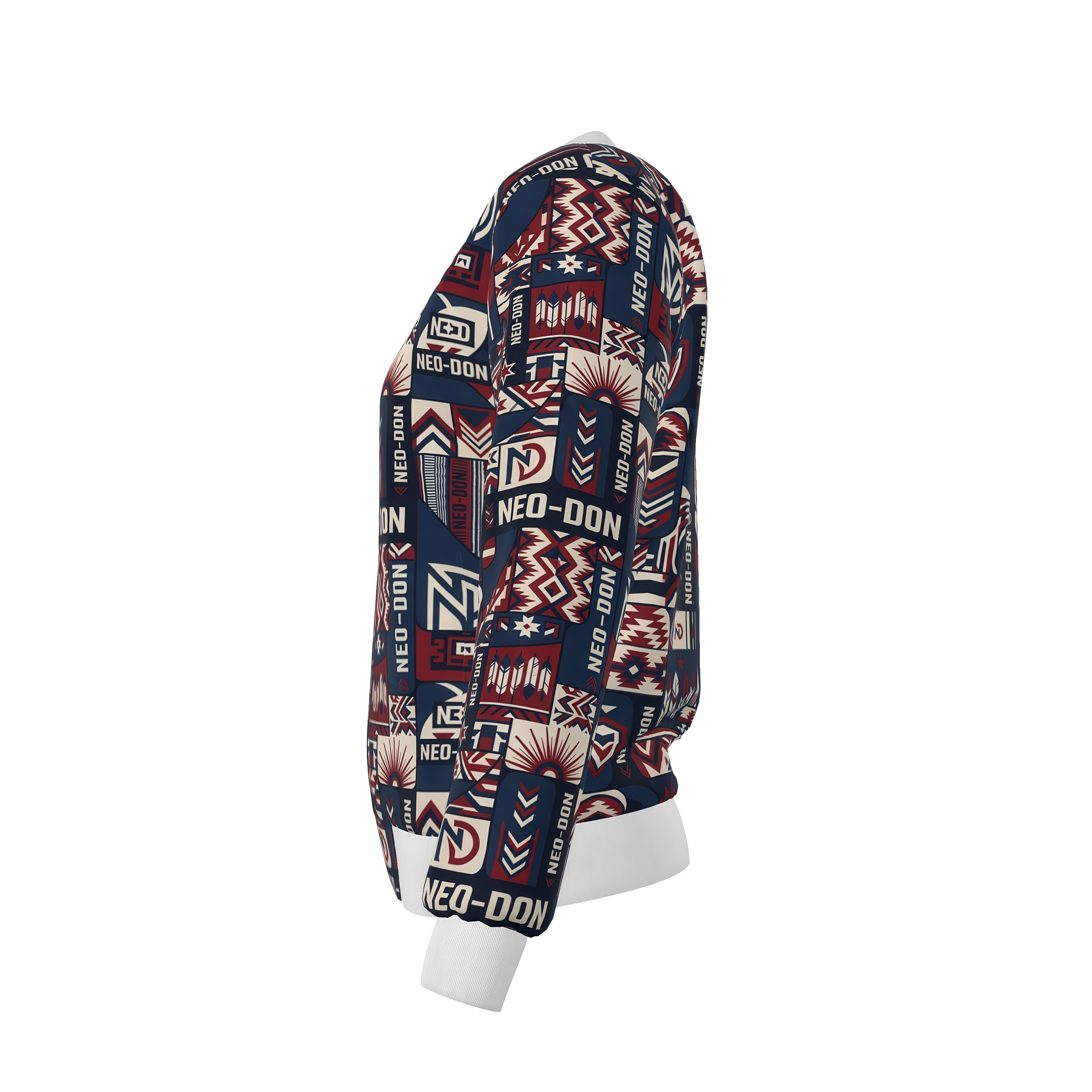 'Merca' Women's Reversible Silk Bomber Jacket - Wreck/Blast