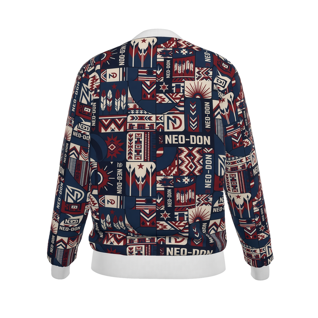 'Merca' Women's Reversible Silk Bomber Jacket - Wreck/Blast