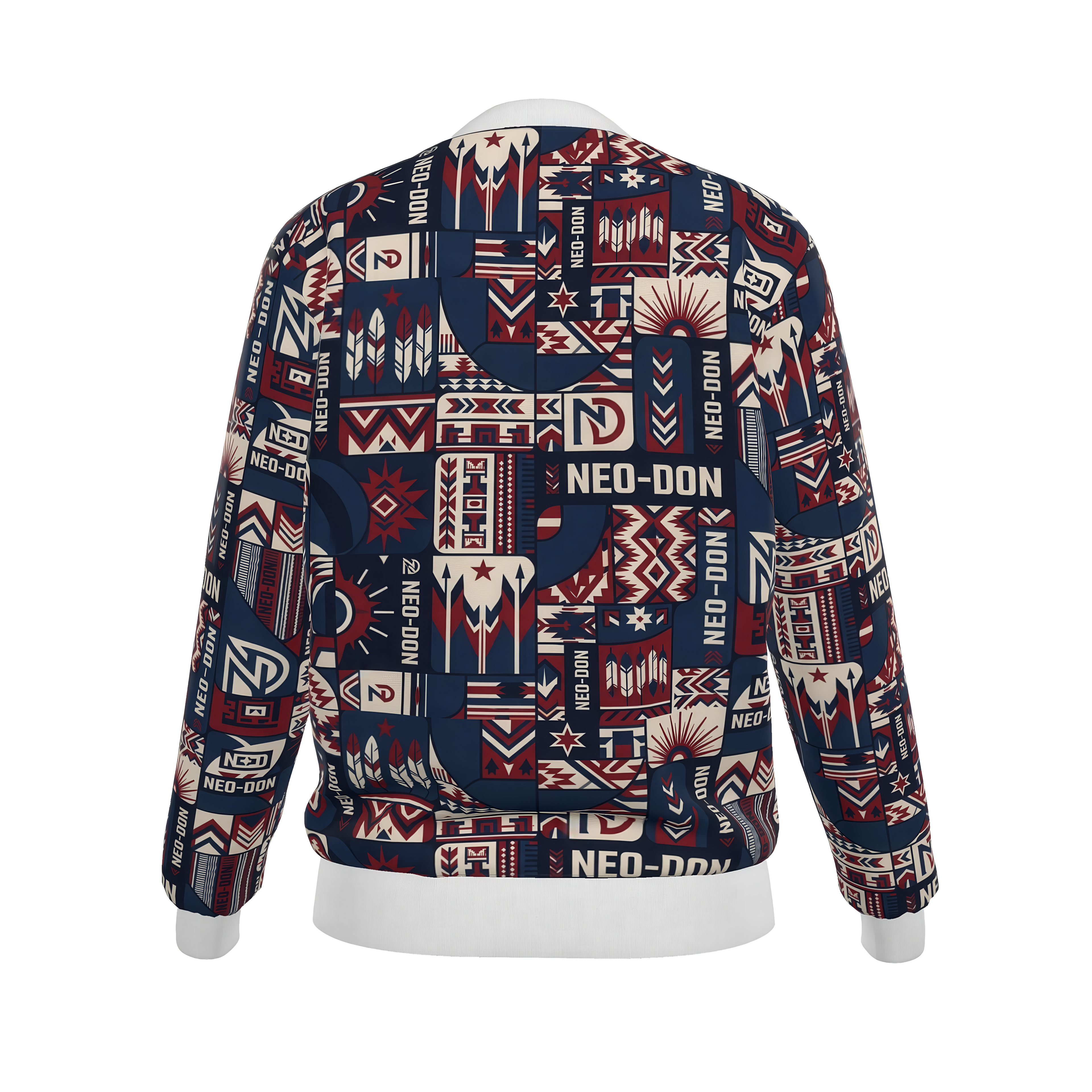 'Merca' Women's Reversible Silk Bomber Jacket - Wreck/Blast