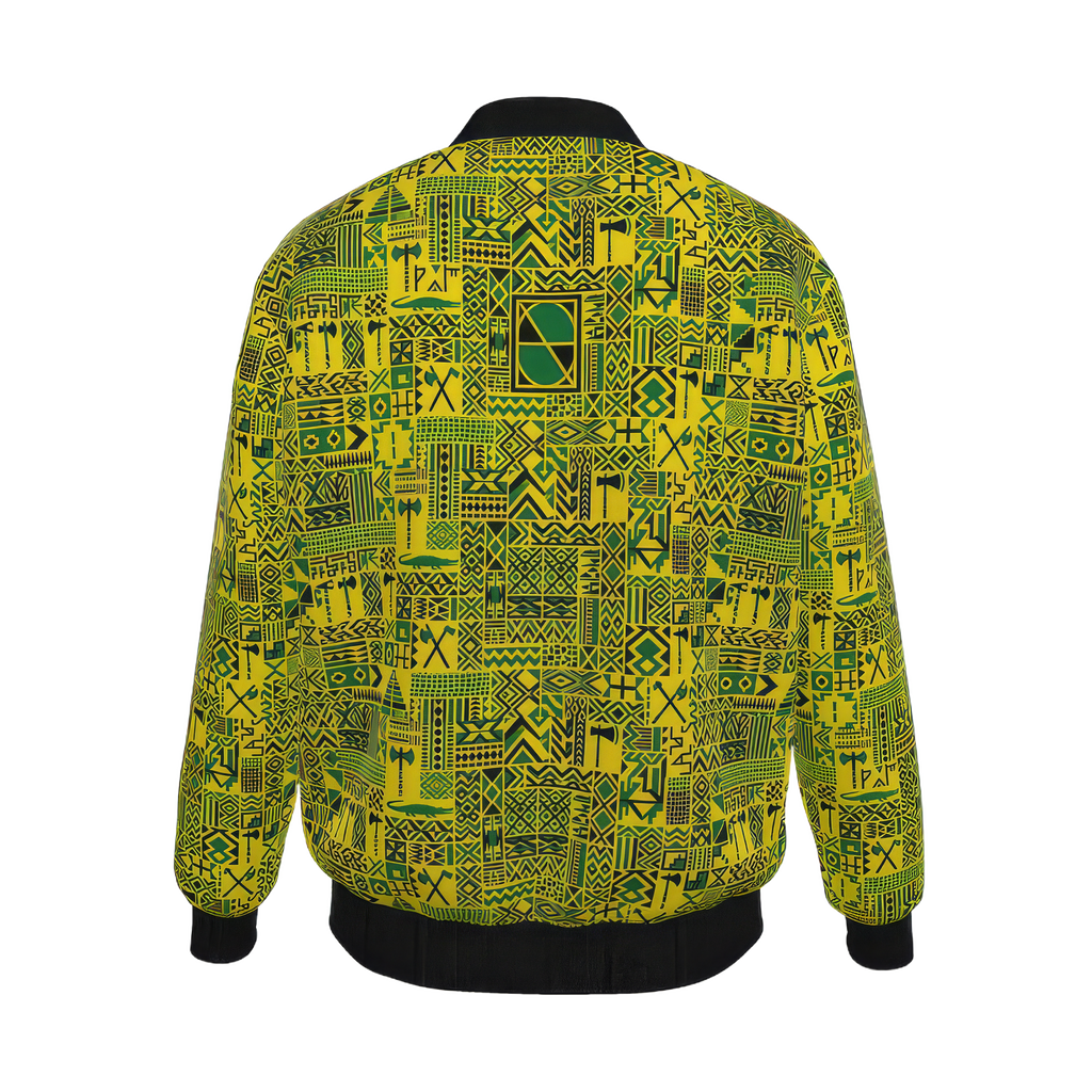 'Jam' Mens Reversible Silk Bomber Jacket - Bunitup/Hamma
