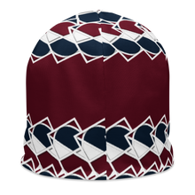 Load image into Gallery viewer, Neo-Don &#39;Merca&#39; All-Over Print Beanie - 7 - Red