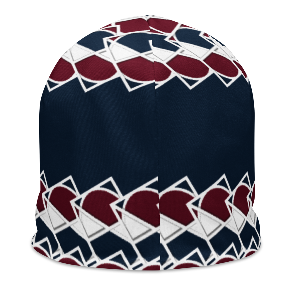 Neo-Don 'Merca' All-Over Print Beanie - 7 - Blue
