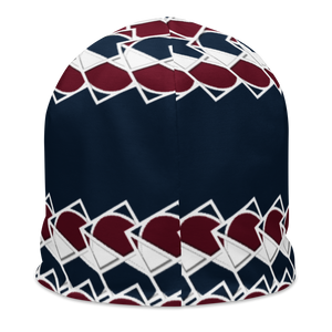 Neo-Don 'Merca' All-Over Print Beanie - 7 - Blue