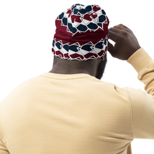 Load image into Gallery viewer, Neo-Don &#39;Merca&#39; All-Over Print Beanie - 7 - Red