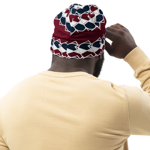 Neo-Don 'Merca' All-Over Print Beanie - 7 - Red