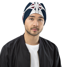 Load image into Gallery viewer, Neo-Don &#39;Merca&#39; All-Over Print Beanie - 1 - Blue