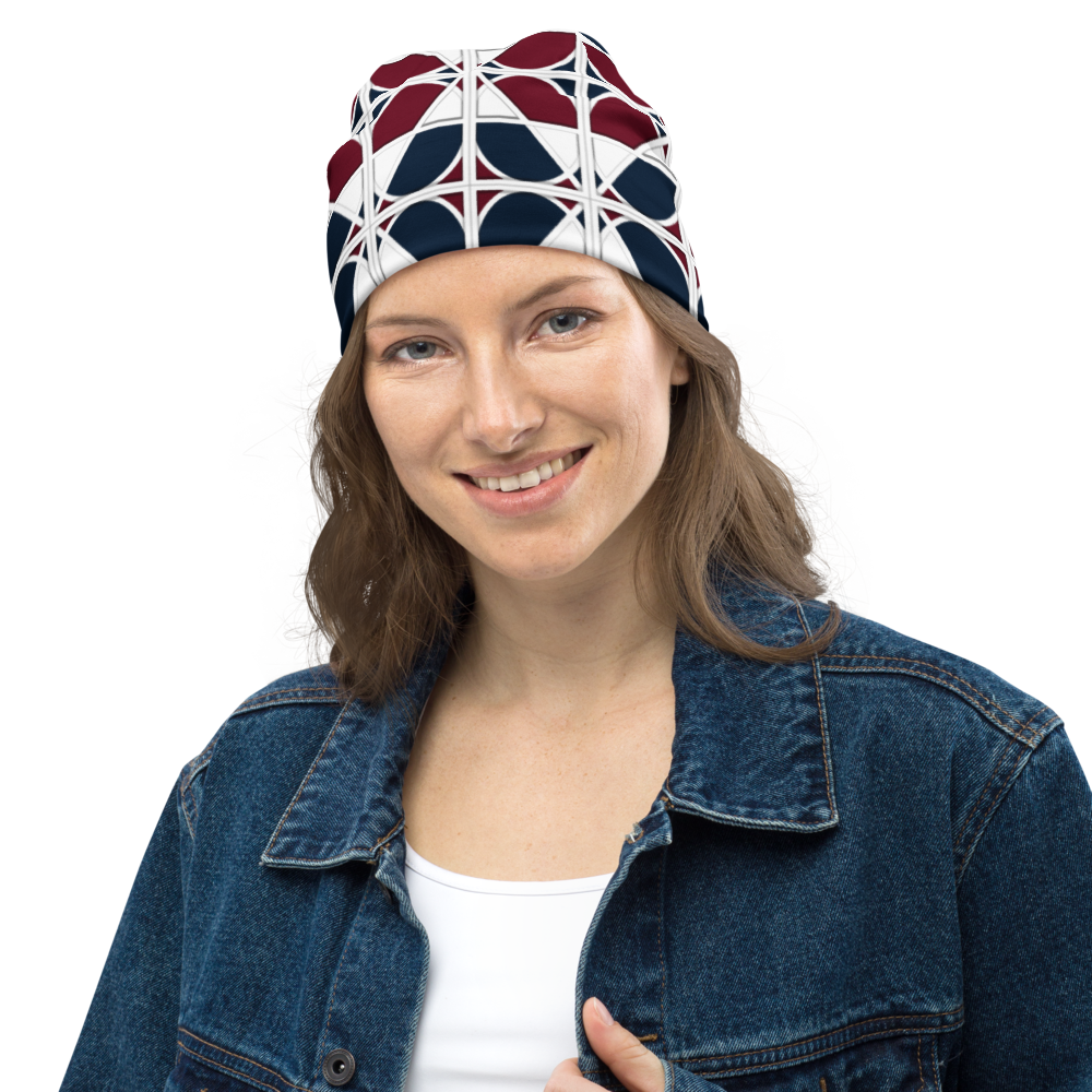 Neo-Don 'Merca' All-Over Print Beanie - 3