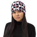 Neo-Don 'Merca' All-Over Print Beanie - 5