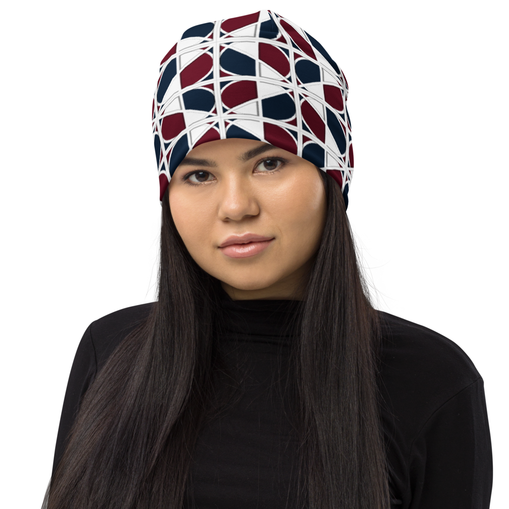 Neo-Don 'Merca' All-Over Print Beanie - 5