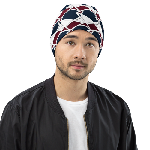 Neo-Don 'Merca' All-Over Print Beanie - 6