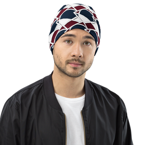 Neo-Don 'Merca' All-Over Print Beanie - 6