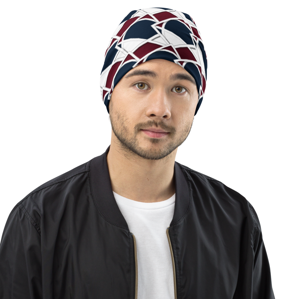 Neo-Don 'Merca' All-Over Print Beanie - 6