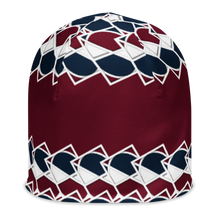 Load image into Gallery viewer, Neo-Don &#39;Merca&#39; All-Over Print Beanie - 7 - Red