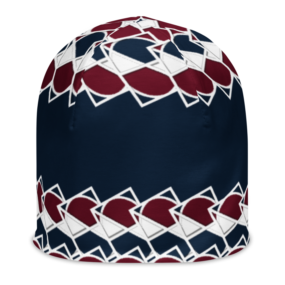 Neo-Don 'Merca' All-Over Print Beanie - 7 - Blue
