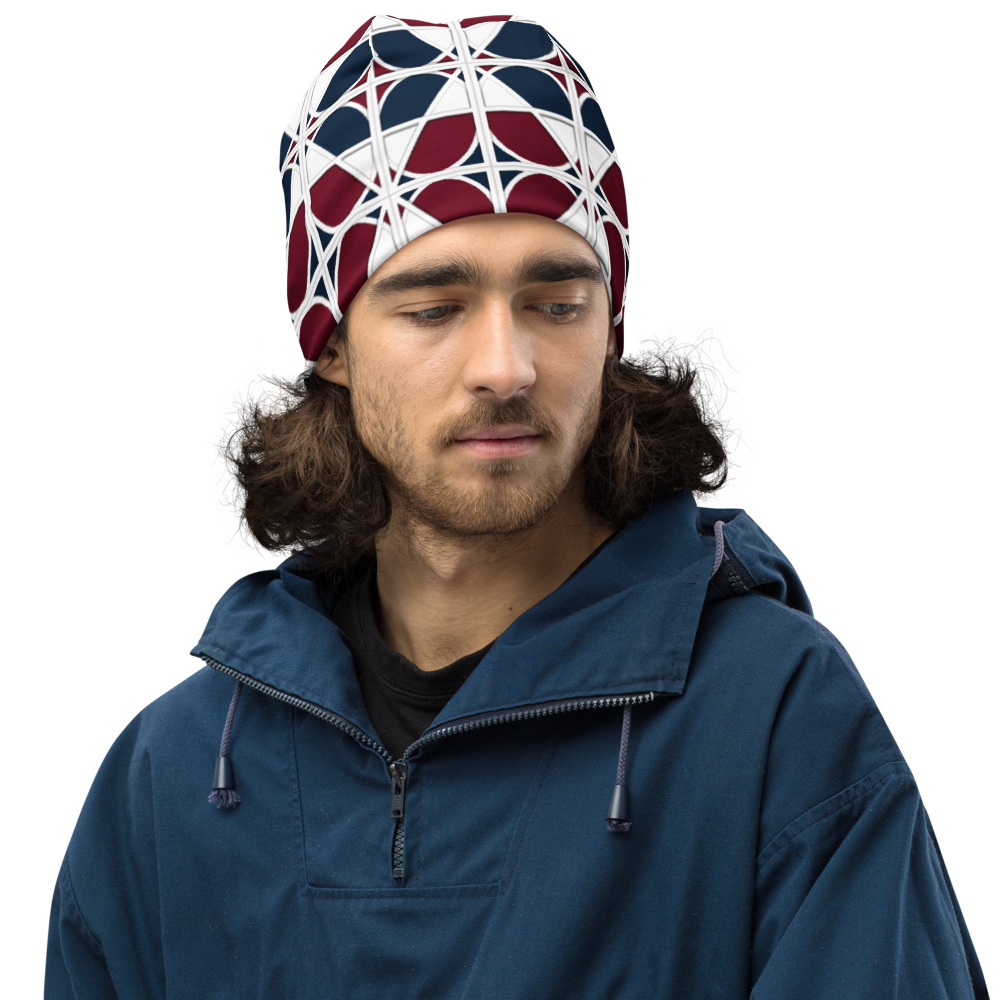 Neo-Don 'Merca' All-Over Print Beanie - 4