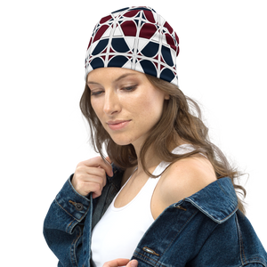 Neo-Don 'Merca' All-Over Print Beanie - 3