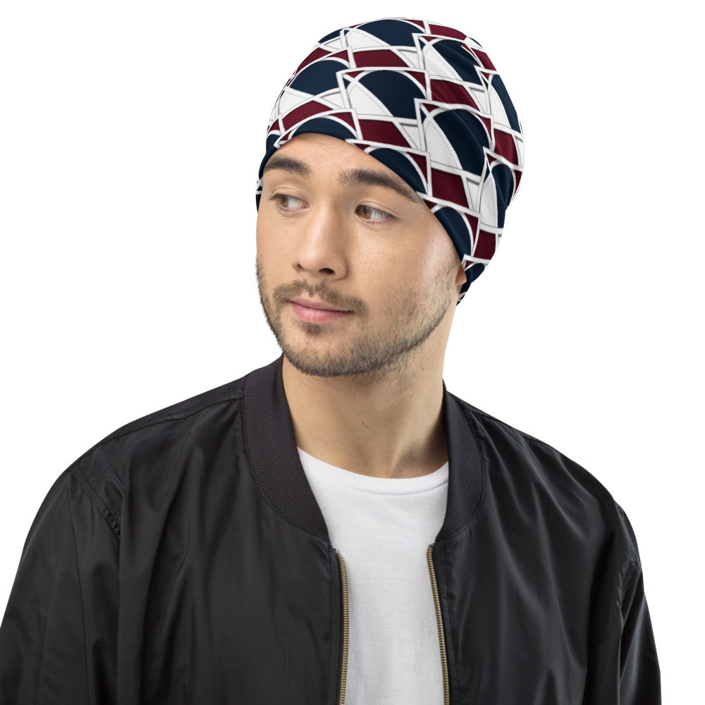 Neo-Don 'Merca' All-Over Print Beanie - 6