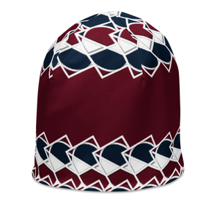 Neo-Don 'Merca' All-Over Print Beanie - 7 - Red