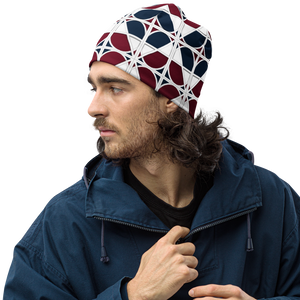 Neo-Don 'Merca' All-Over Print Beanie - 4