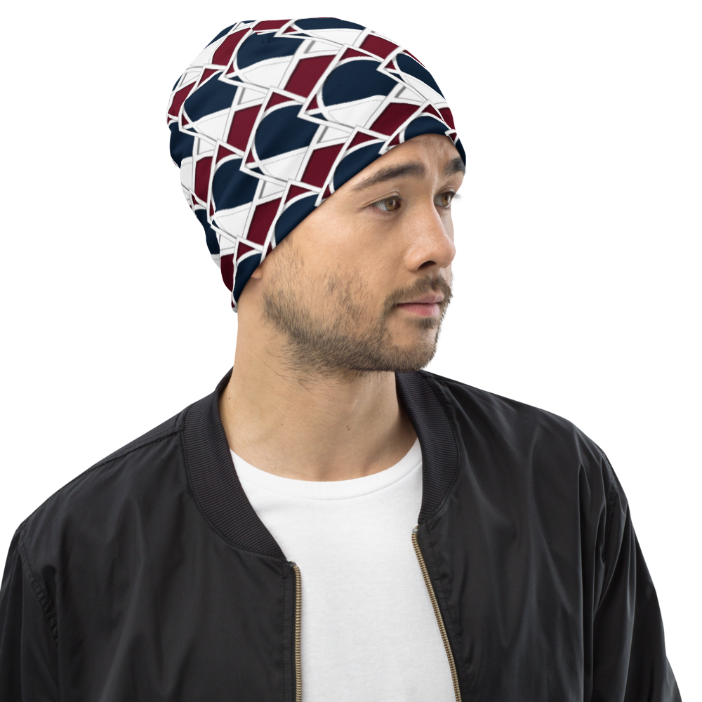 Neo-Don 'Merca' All-Over Print Beanie - 6