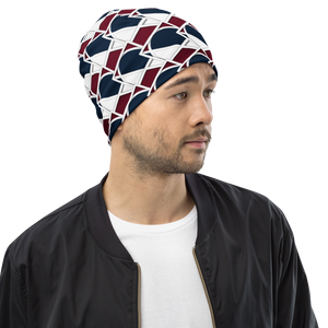 Neo-Don 'Merca' All-Over Print Beanie - 6