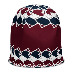 Neo-Don 'Merca' All-Over Print Beanie - 7 - Red