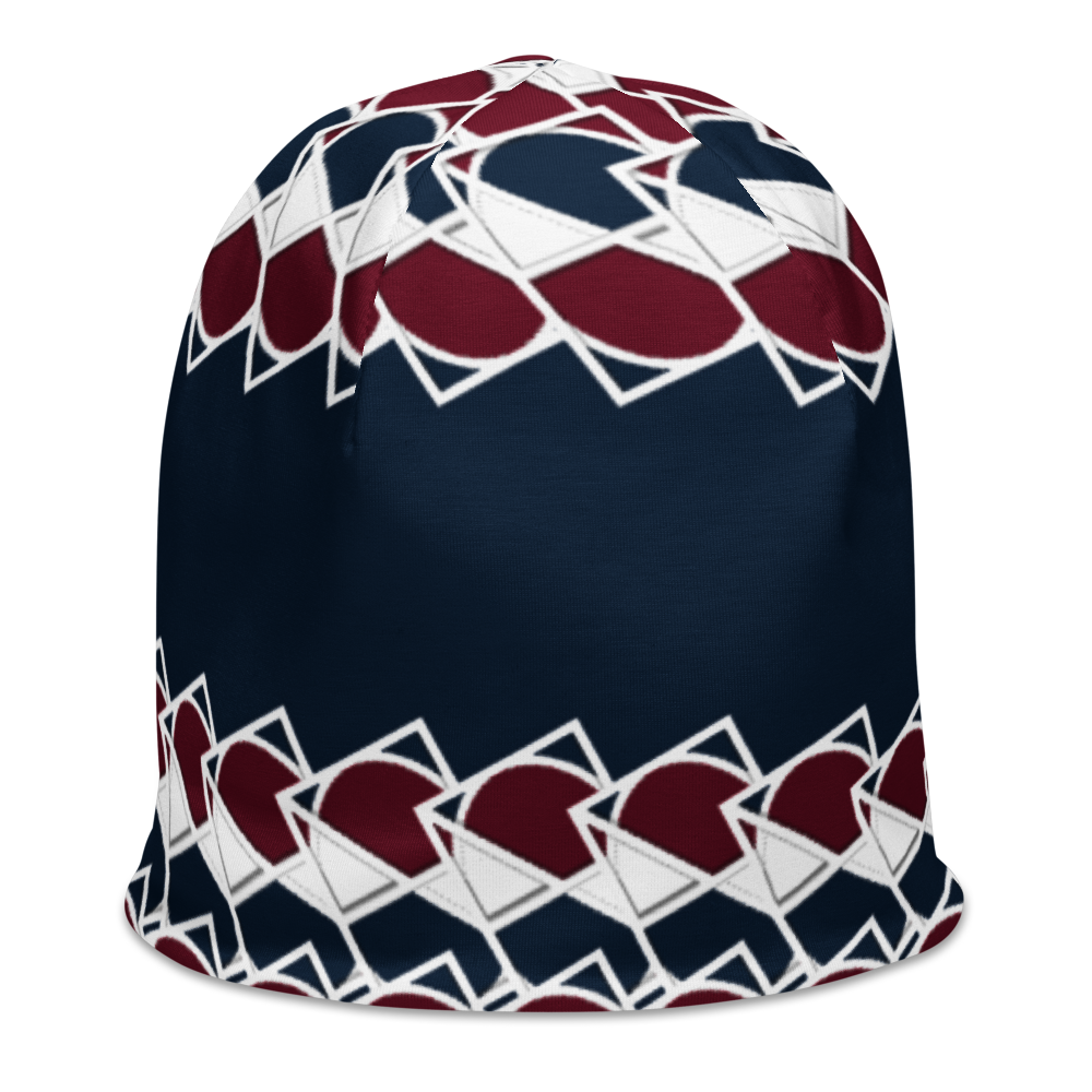 Neo-Don 'Merca' All-Over Print Beanie - 7 - Blue