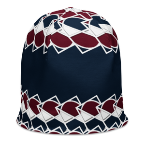 Neo-Don 'Merca' All-Over Print Beanie - 7 - Blue