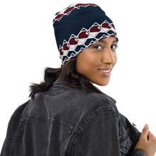 Load image into Gallery viewer, Neo-Don &#39;Merca&#39; All-Over Print Beanie - 7 - Blue