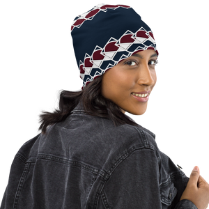 Neo-Don 'Merca' All-Over Print Beanie - 7 - Blue