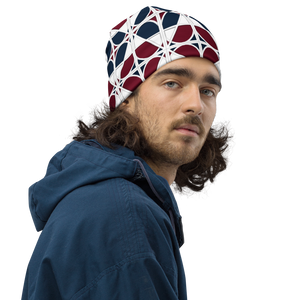 Neo-Don 'Merca' All-Over Print Beanie - 4