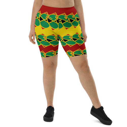 Neo-Don 'JamRas' Biker Shorts - 7 - yellow/Red