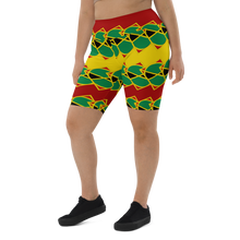 Load image into Gallery viewer, Neo-Don &#39;JamRas&#39; Biker Shorts - 7 - yellow/Red