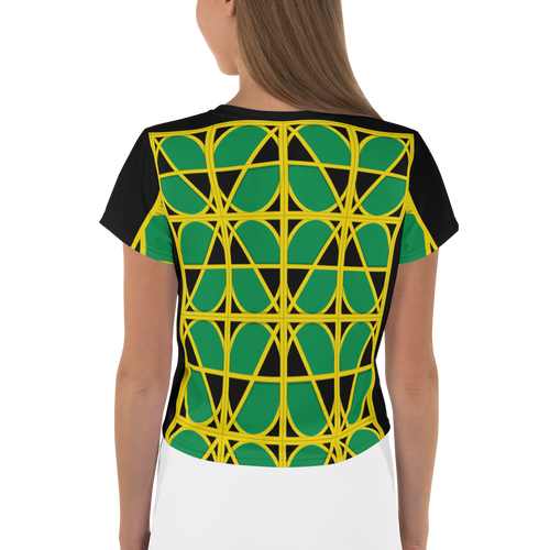 Neo-Don 'Jam'  Crop Tee -MTX - black