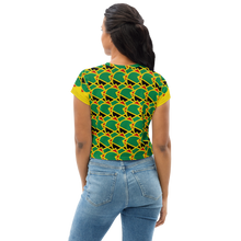 Load image into Gallery viewer, Neo-Don &#39;JamRas&#39; Crop Tee - 5 - Red/Black - Y.S.