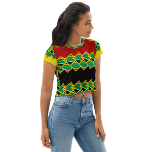 Neo-Don 'JamRas' Crop Tee - 5 - Red/Black - Y.S.
