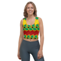Neo-Don 'JamRas' Crop Top-Slvless - 7 -Yellow/Red