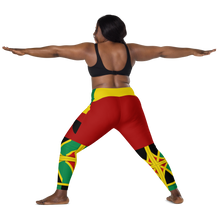 Load image into Gallery viewer, Neo-Don &#39;JamRas&#39; Crossover leggings with pockets - Red - GYR