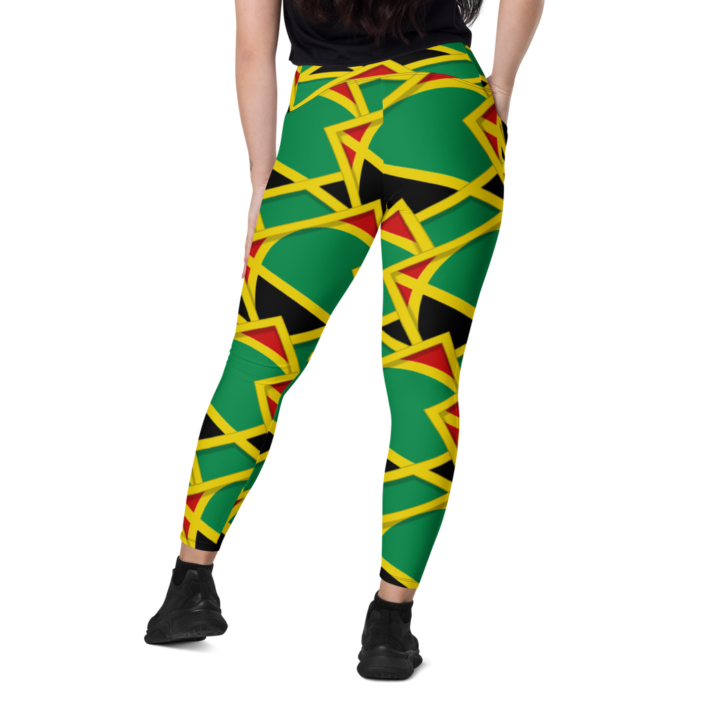 Neo-Don 'JamRas' Crossover leggings with pockets - 6