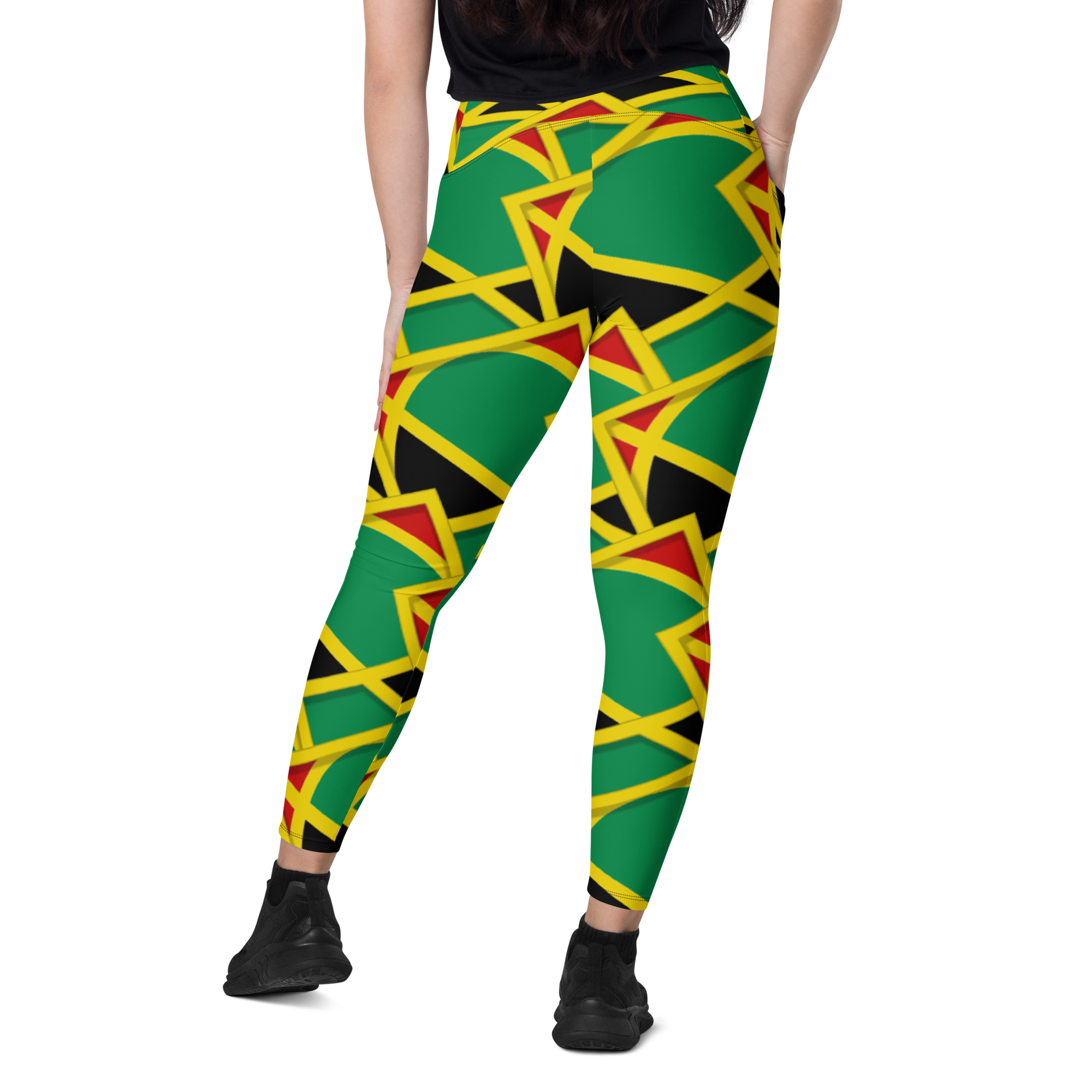 Neo-Don 'JamRas' Crossover leggings with pockets - 6