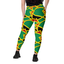 Load image into Gallery viewer, Neo-Don &#39;JamRas&#39; Crossover leggings with pockets - 6