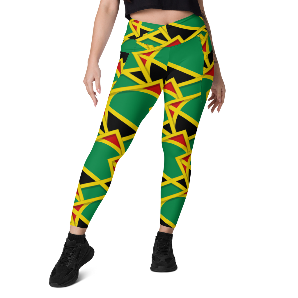 Neo-Don 'JamRas' Crossover leggings with pockets - 6