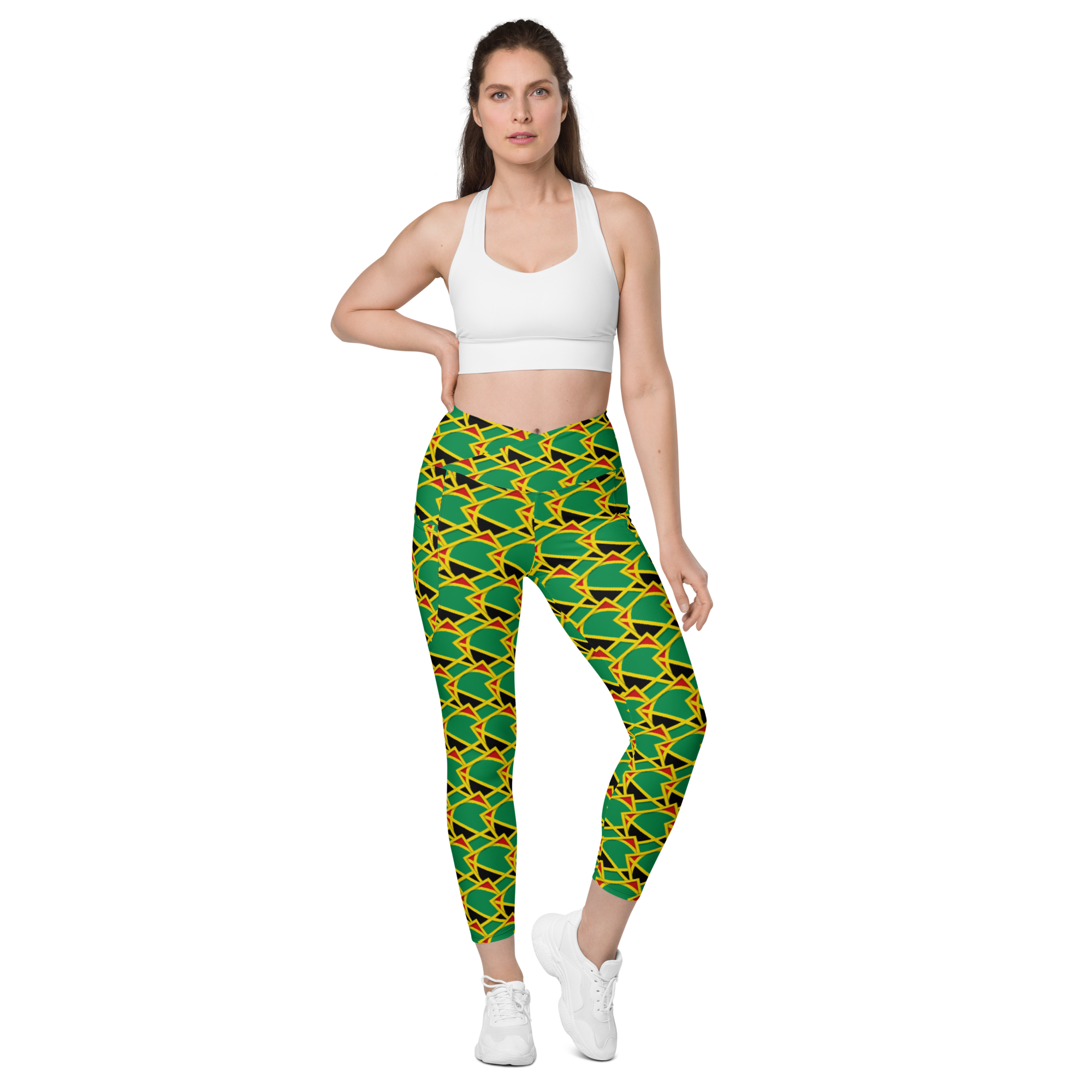 Neo-Don 'JamRas' Crossover leggings with pockets - 7