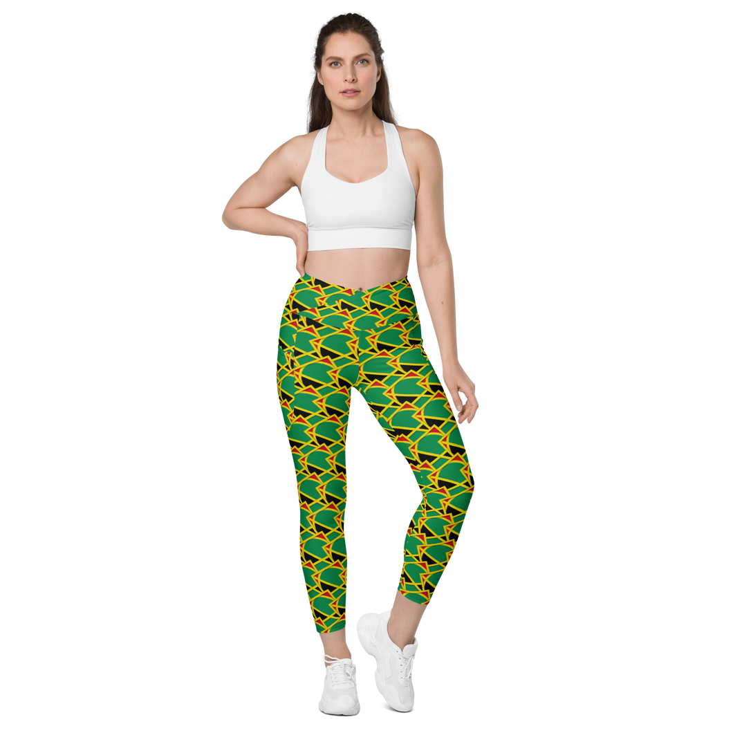 Neo-Don 'JamRas' Crossover leggings with pockets - 7