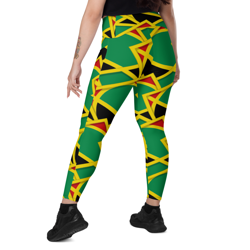 Neo-Don 'JamRas' Crossover leggings with pockets - 6