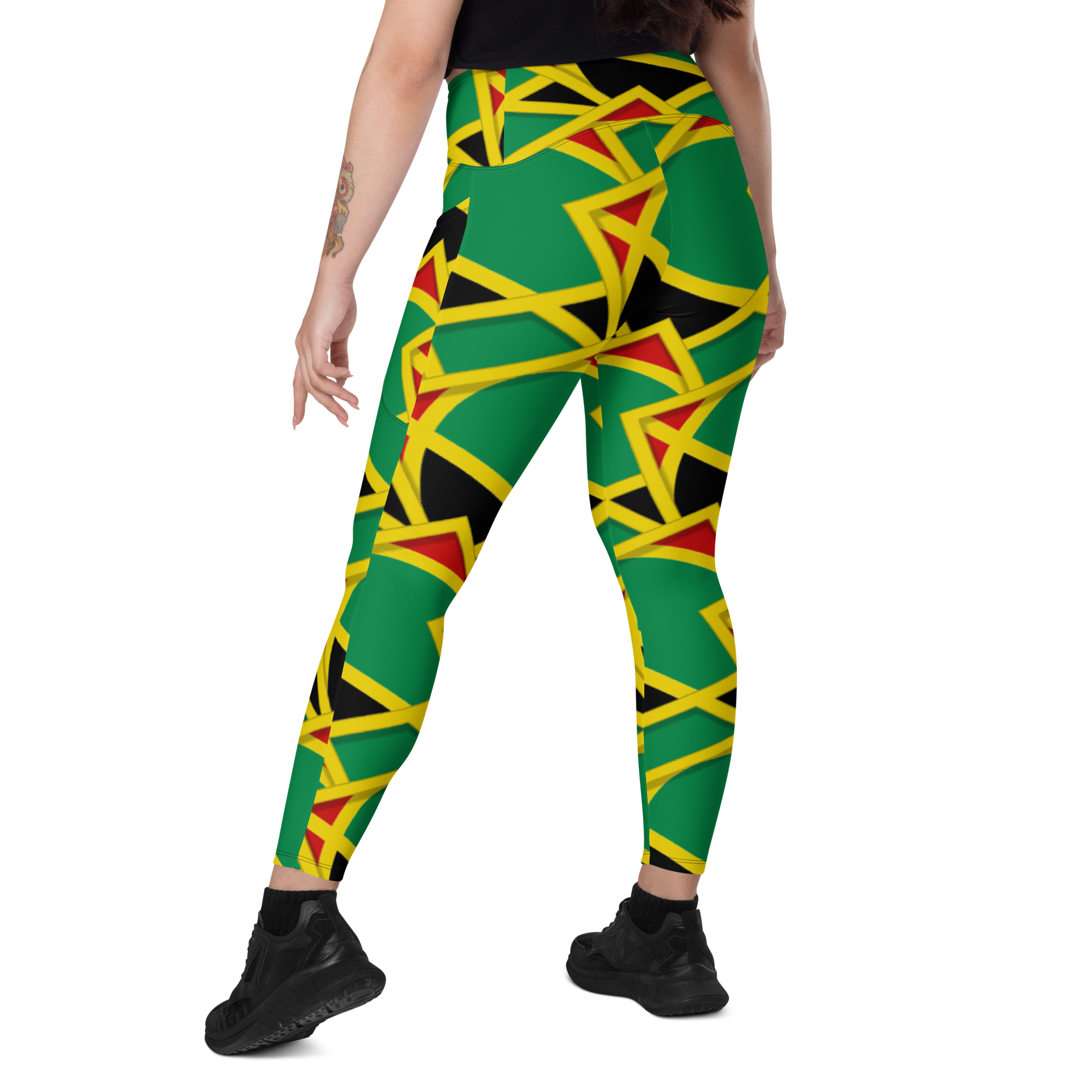 Neo-Don 'JamRas' Crossover leggings with pockets - 6