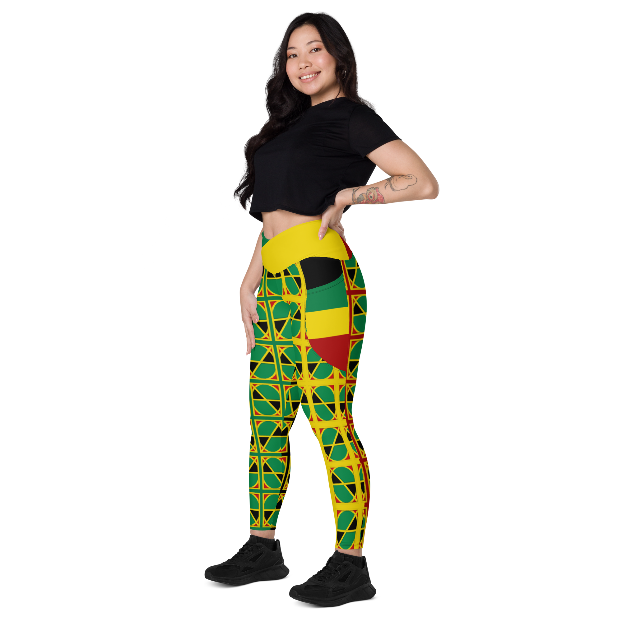 Neo-Don 'JamRas' Crossover leggings with pockets - 5 - GYRB